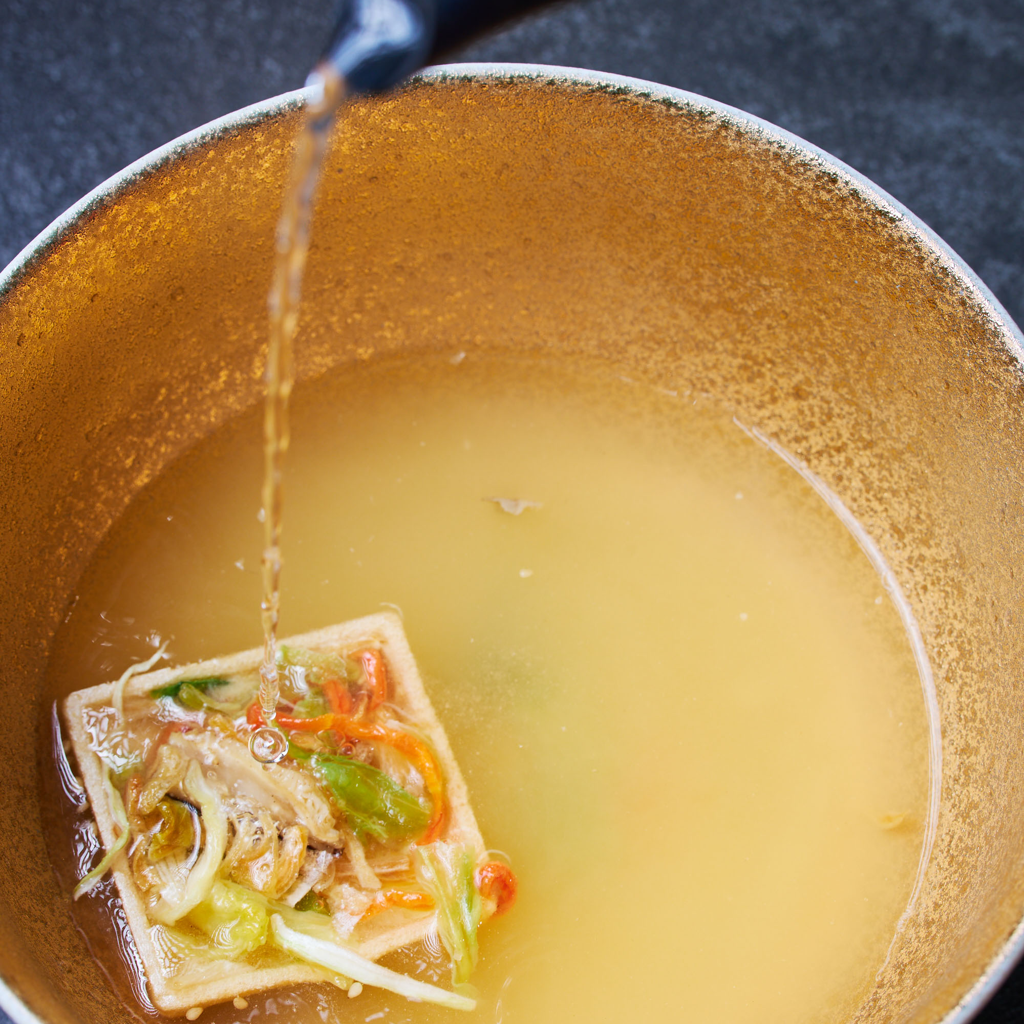 【発酵ひよこ豆の麹スープ】　KAMAKURA SOUP - KOJI FROMAGE